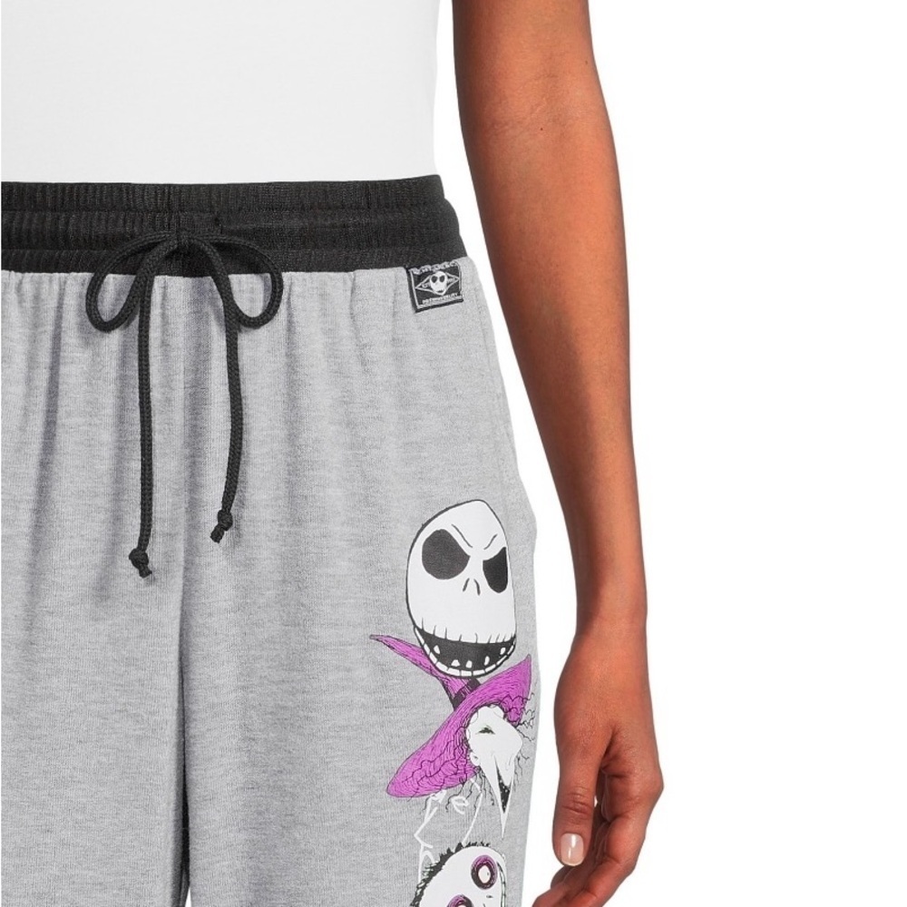 Disney's Nightmare Before Christmas Women's Graphic Jogger Pants Sz M 8/10 - Picture 2 of 4